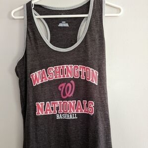 𝅺washington Nationals Tank Top Large